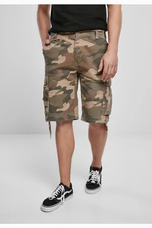 Brandit Pánské kraťasy Vintage Cargo lesní/maskáčové