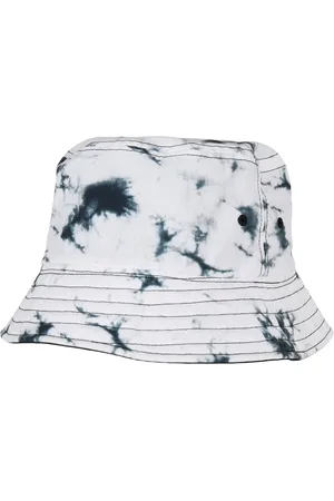 Flexfit Batikový oboustranný bucket klobouk černo/bílý
