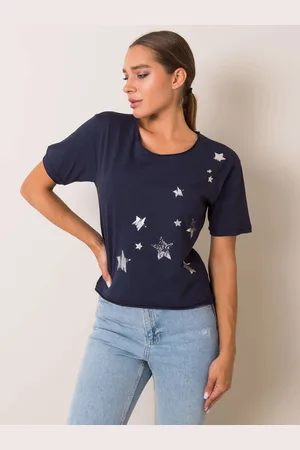 For Fitness Tričko Navy Star