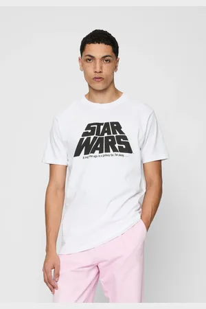 Merchcode Bílé tričko s originálním logem Star Wars