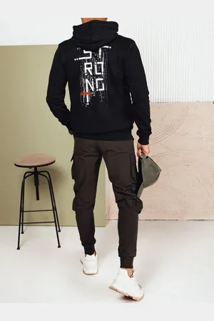 D-Street Bluza męska z kapturem czarna