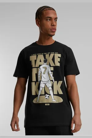 Merchcode Fotbalové míče Coming Home Take the Kick Tee černé