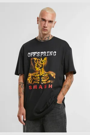 Merchcode Pánské tričko Offspring Smash Oversize černé