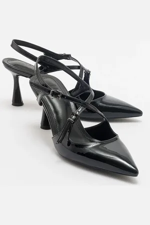 LuviShoes COJE Black Patent Leather Women