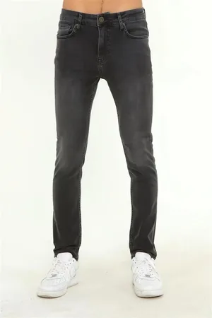 Dewberry 49153 Expl Skinny Fit Mens Jeans-ANTHRACITE