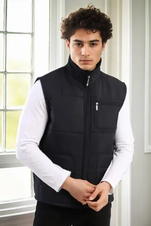 Dewberry 84478 Classic Mens Vest-NAVY