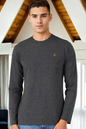 Dewberry T8588 BICYCLE COLLAR LONG SLEEVE T-SHIRT-ANTHRACITE-2