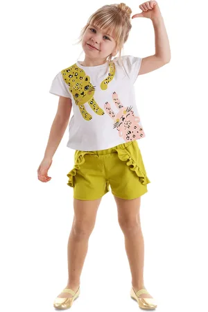 Denokids Mischievous Cats Frilly Girl