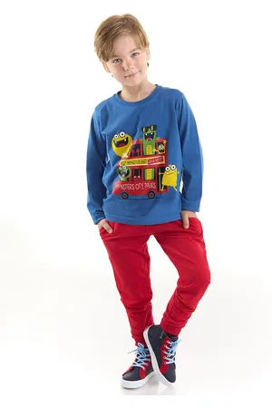 Denokids Monster Tours Boys T-shirt Trousers Set