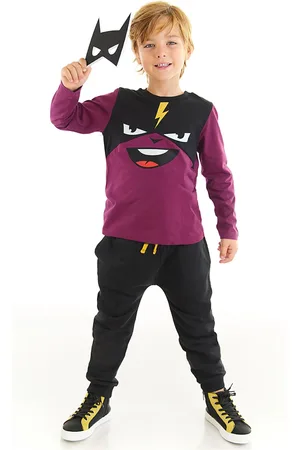 Denokids Lightning Lightning Mask Boy T-shirt Pants Suit
