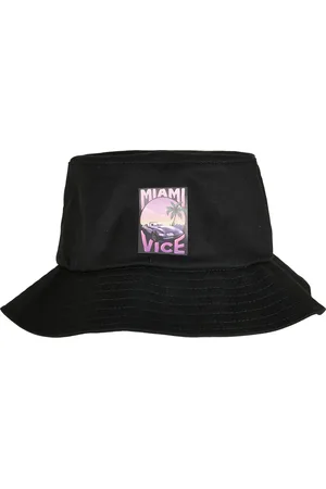 Merchcode Miami Vice Print Bucket Hat černý