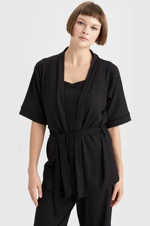 DeFacto Fall In Love Half Sleeve Dressing Gown