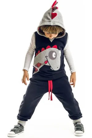Denokids Dino Boys Sada sportovního oblečení bez rukávů