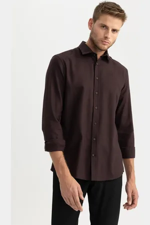 DeFacto Modern Fit Flannel Long Sleeve Shirt