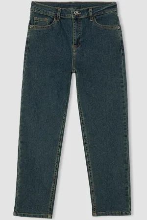 DeFacto Boy Straight Fit Straight Leg Pocket Jean Trousers