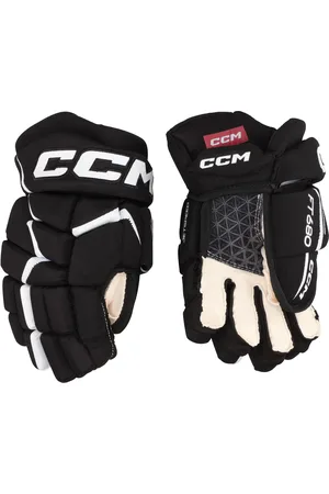 CCM Hokejové rukavice JetSpeed FT680 Black/White Junior 11 palců