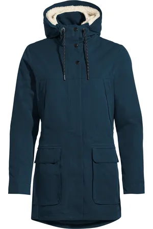 Vaude Dámský kabát Wo Manukau Parka II Dark sea 42