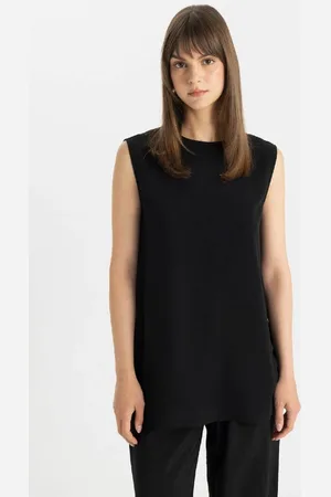 DeFacto Regular Fit Crew Neck Basic Undershirt Tunic