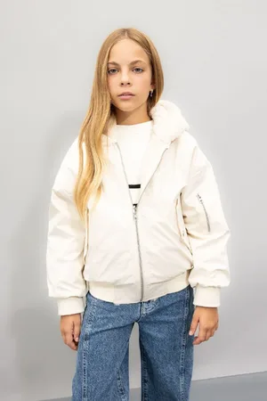 DeFacto Girls Double-Sided Hooded Coat