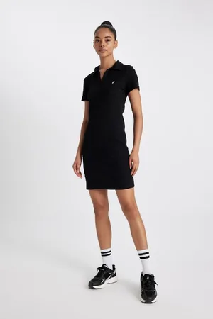 DeFacto Fit Slim Fit Polo Collar Short Sleeve Dress