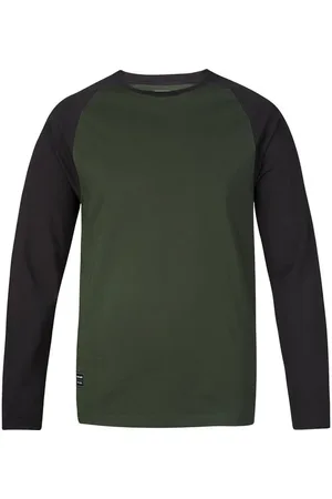 Cubus Pánské tričko s dlouhým rukávem ROKET kombu green/anthracite