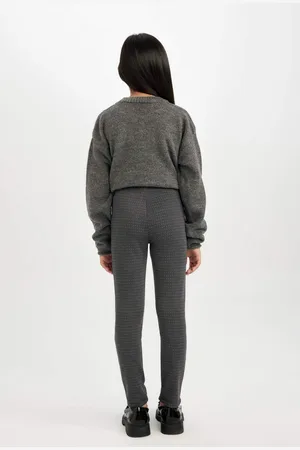DeFacto Girl Basic Plain Standard Length Leggings