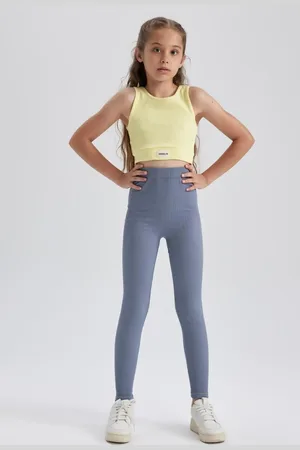 DeFacto Girls Kids Long Length Seamless Tights.