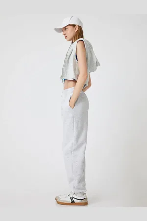 Koton Jogger Sweatpants Elastic Waist Pocket Detail Comfortable Cut