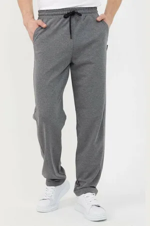 Dewberry 82904 Straight Leg Relaxed Cut Mens Sweatpant-ANTHRACITE