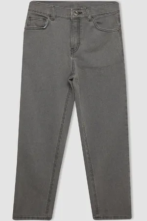 DeFacto Boy Straight Fit Straight Leg Pocket Jean Trousers