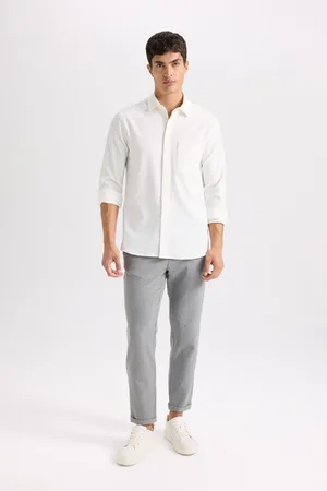 DeFacto Jogger Pants Crinkle Skinny Leg Pocket