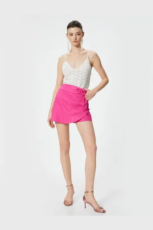 Koton V-Neck with Strap Crochet Top Button Detail