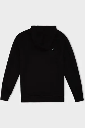 DeFacto Fit Standard Fit Hooded Quilted Sweatshirt