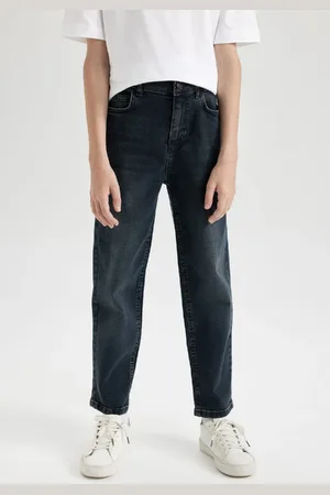 DeFacto Boy Straight Fit Straight Leg Pocket Jean Trousers