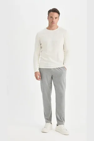 DeFacto Jogger Pants Tied Waist Pocket Straight Leg