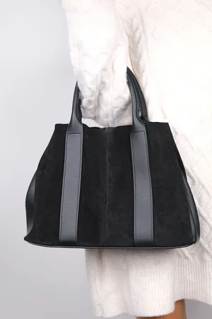 LuviShoes 175 Black Suede Women