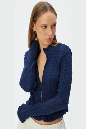 Koton Navy Blue Youth Cardigan