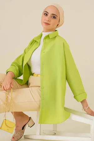 Bigdart 103901 Oversize Basic Shirt - G.gree