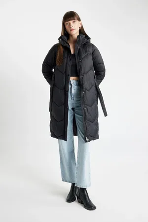 DeFacto Waterproof Relax Fit Hooded Thin Parka