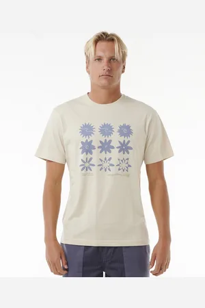 Rip Curl Tričko SWC FLOW TEE Vintage White