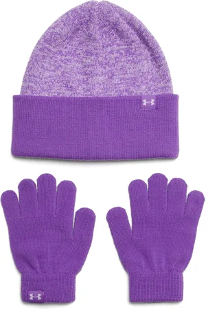 Under Armour G Beanie/Glove Combo-PPL