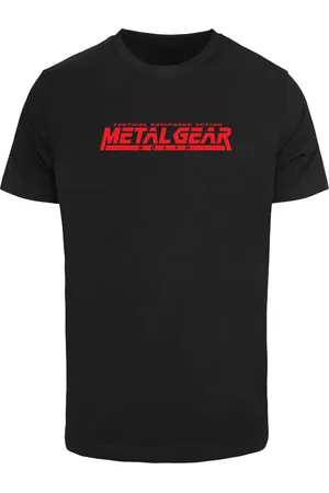 Merchcode Pánské tričko s logem Metal Gear Solid černé