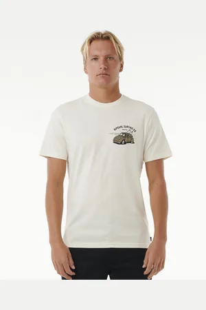 Rip Curl Tričko SEARCH TRIP TEE Bone