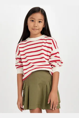 DeFacto Girls Regular Fit Crew Neck Sweater