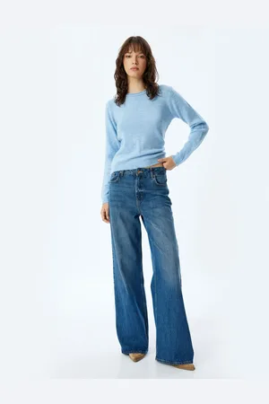 Koton Long Sleeve Crew Neck Basic Knitwear Sweater