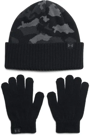 Under Armour B Beanie/Glove Combo-BLK