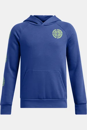 Under Armour Chlapecká mikina UA B Rival Flc SpiralLogo HD - Kluci