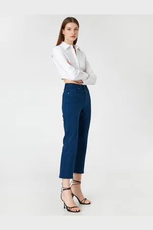 Koton Spanish Crop Leg Jeans Slim Cut