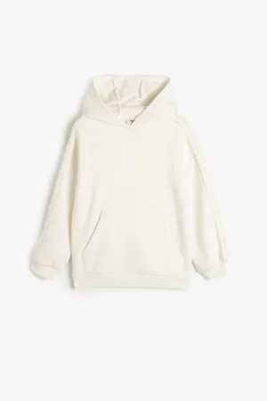 Koton Basic Hooded Sweatshirt Long Sleeve Kangaroo Pocket Ribbon