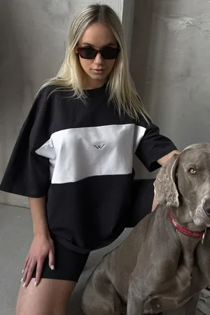 MADMEXT Mad Girls Black Embroidered T-Shirt
